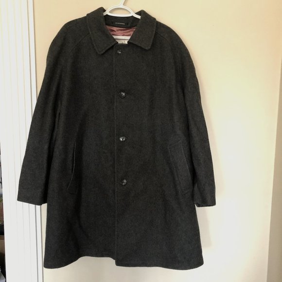 Wool Overcoat Single Breast - Towne from London Fog - Made in Canada - Excellent - Picture 4 of 8